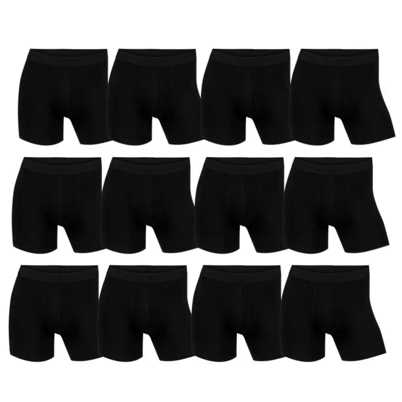 Tufte Wear Tufte Wear Boxer Basic Briefs 12-pk Black