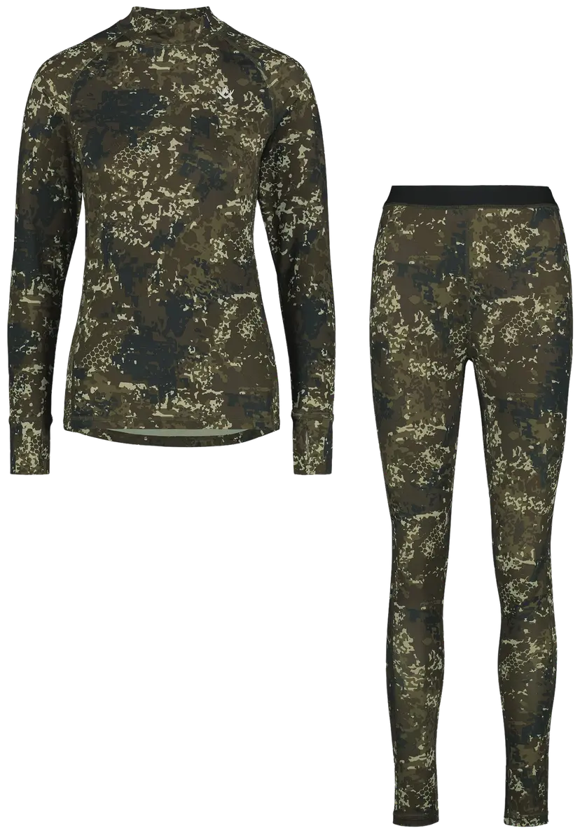 Alaska 1795 Alaska 1795 W's CoolDry Base Layer Set BlindTech Forest Forest Camo