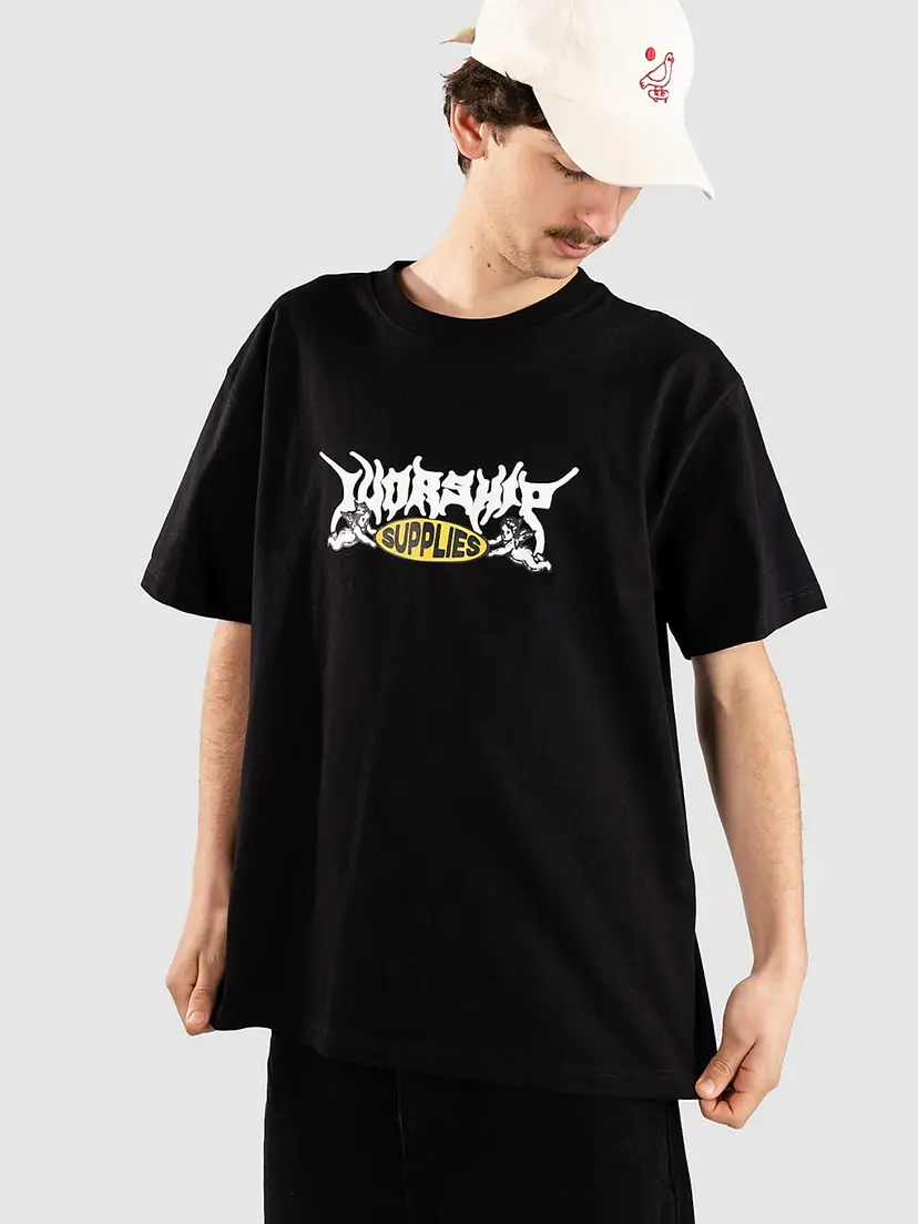 Worship Supplies Worship Supplies Messenger T-skjorte svart