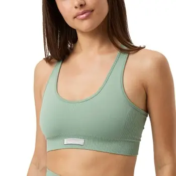Björn Borg Björn Borg BH Studio Seamless Low Sports Bra Lysegrønn polyamid Dame