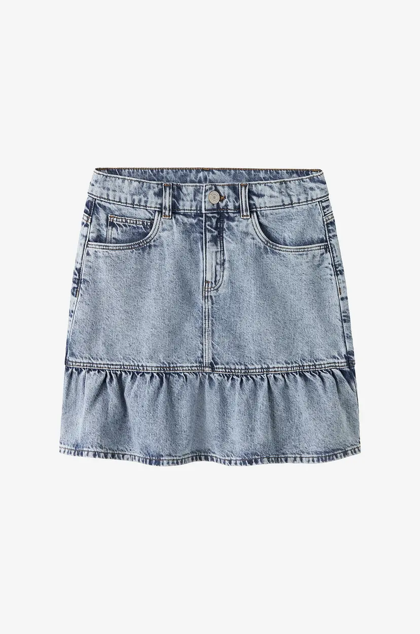 NAME IT Denim skjørt nkfNynne Short 2072-mj - Blå