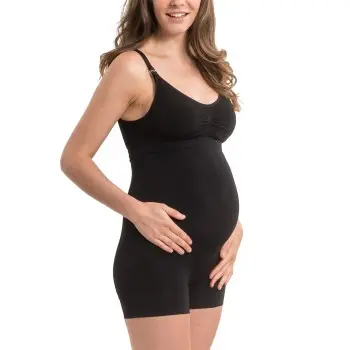 Magic Magic Truser Mommy Supporting Short Svart polyamid Large Dame