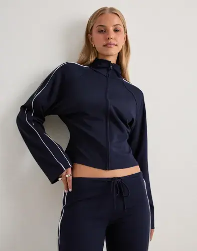 Nelly Nelly - Blå - Track Zip Jacket