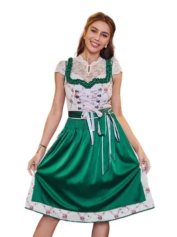 Lili Marleen Oktoberkjole - Mette grøn