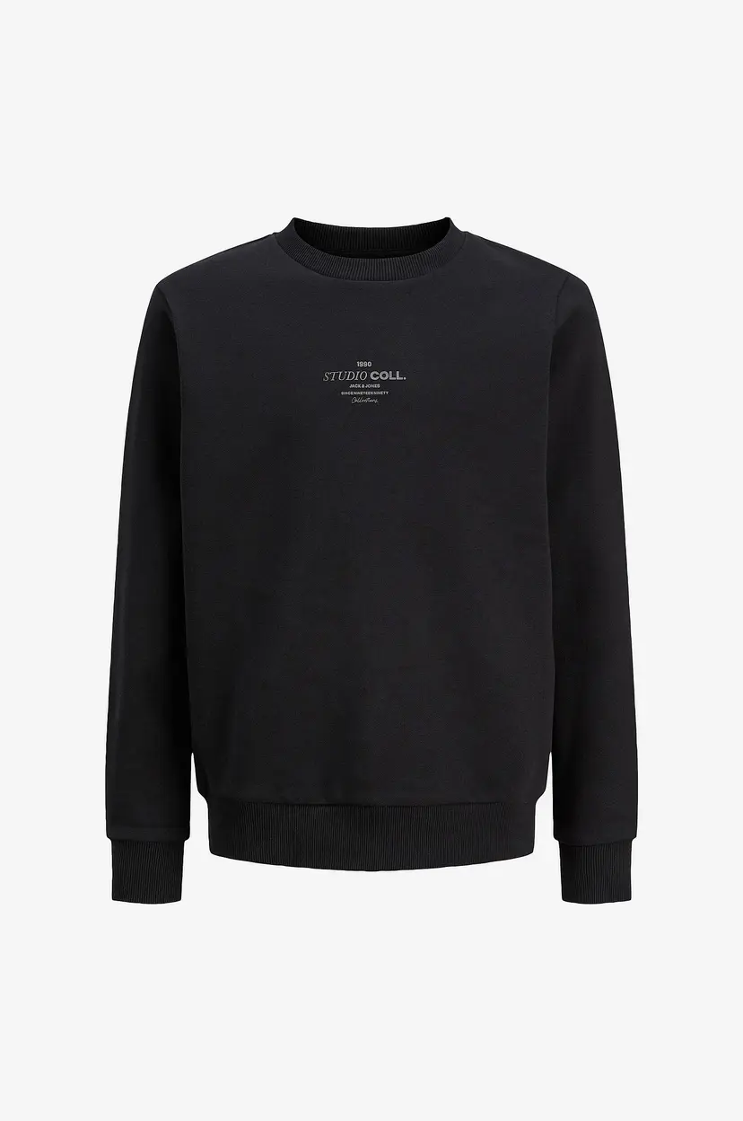 Jack & Jones Junior Collegegenser jjJin Sweat Crew Neck Jnr - Svart