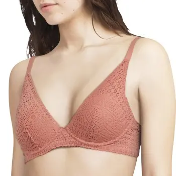 Passionata Passionata BH Holala Plunge T-shirt Bra Rosa nylon C 75 Dame