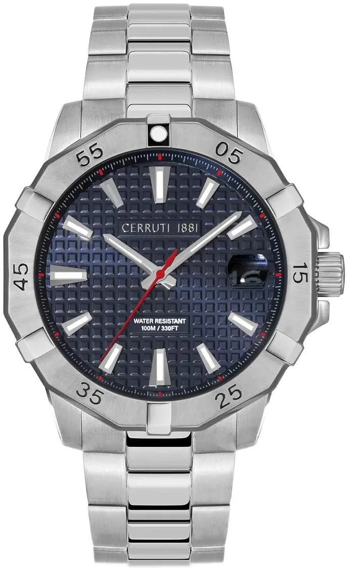 Cerruti Cerruti 1881 Herreklokke CIWGH2116702 Blå/Stål Ø44 mm