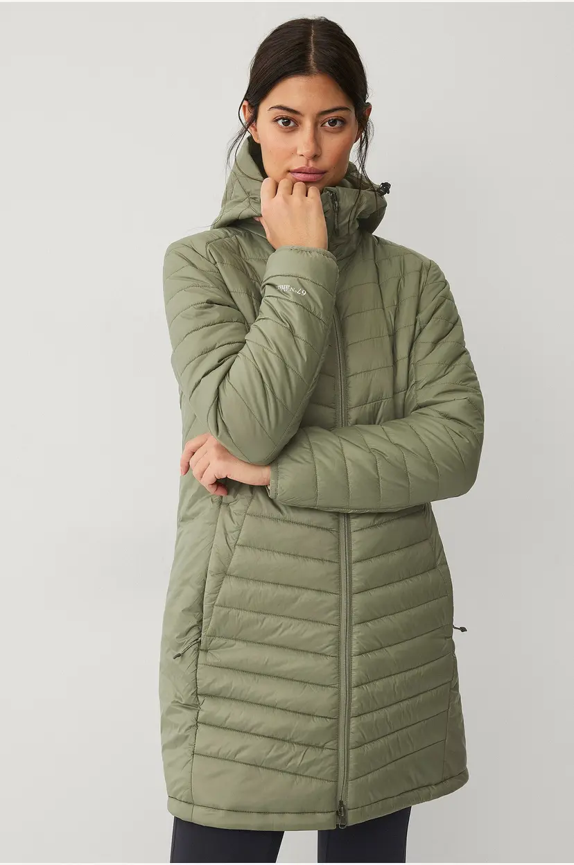 Áhkká Parka Quilted Parka Ltw W - Grønn