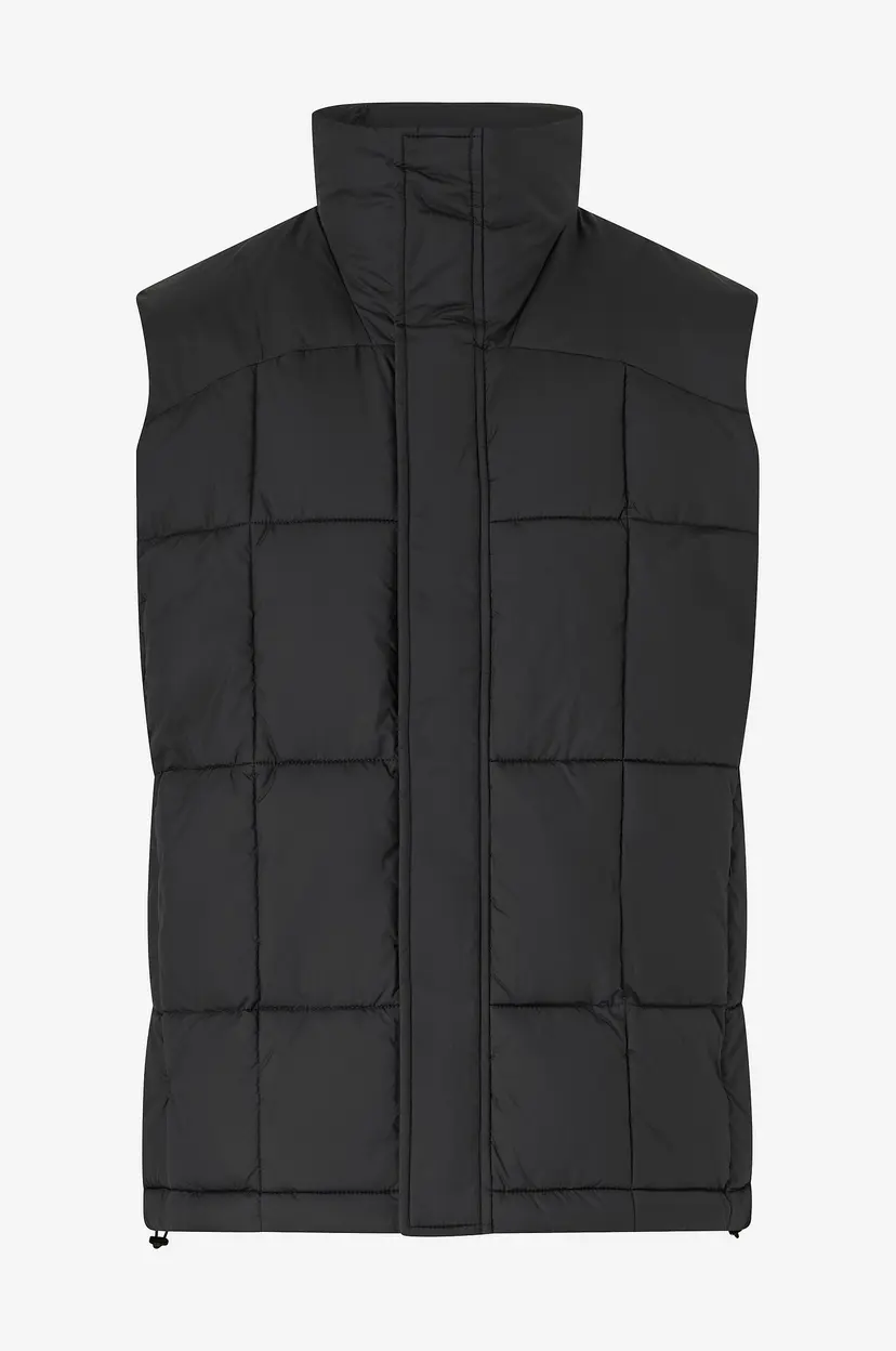 Lyle & Scott Vest Quilted Pannelled Gilet - Svart