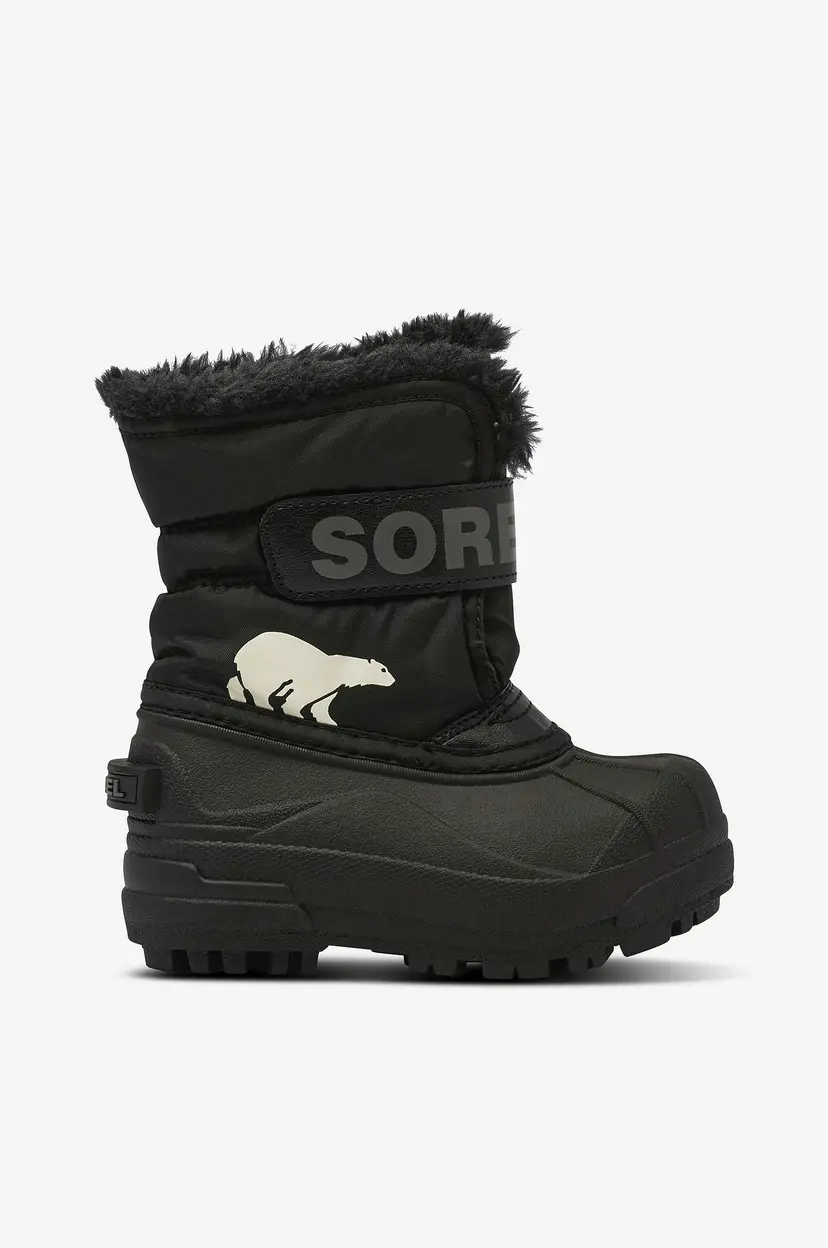 Sorel Vinterstøvler Childrens Snow Commander - Svart