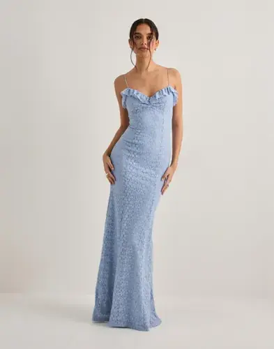 Nelly Nelly - Blå - Lovely Lace Dress