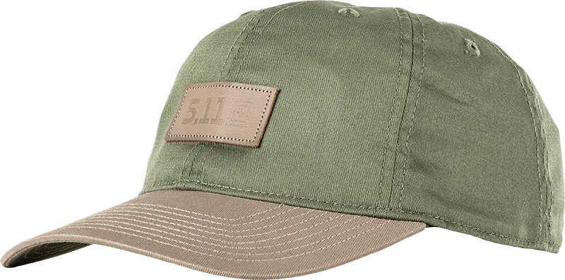 5.11 Tactical 5.11 Tactical Leather Box Logo Cap