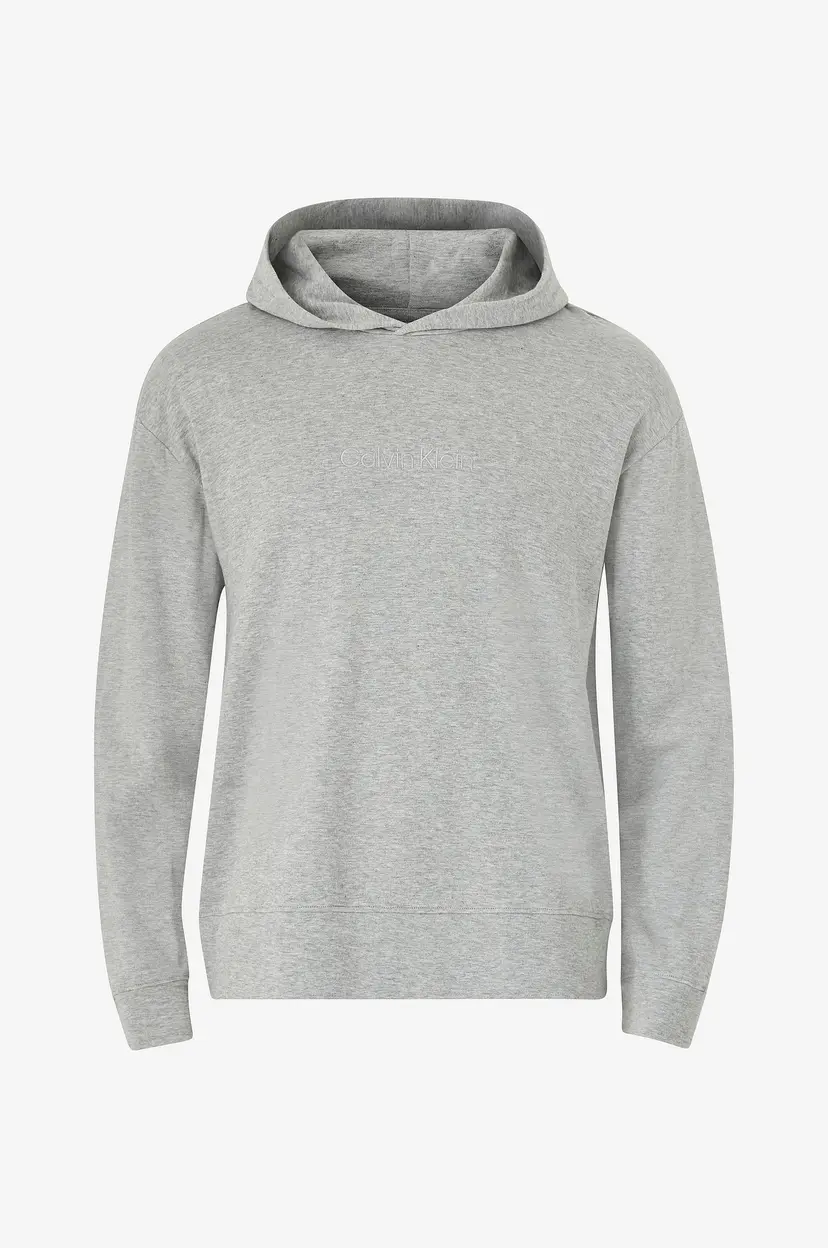 Calvin Klein Hettegenser L/S Hoodie - Grå