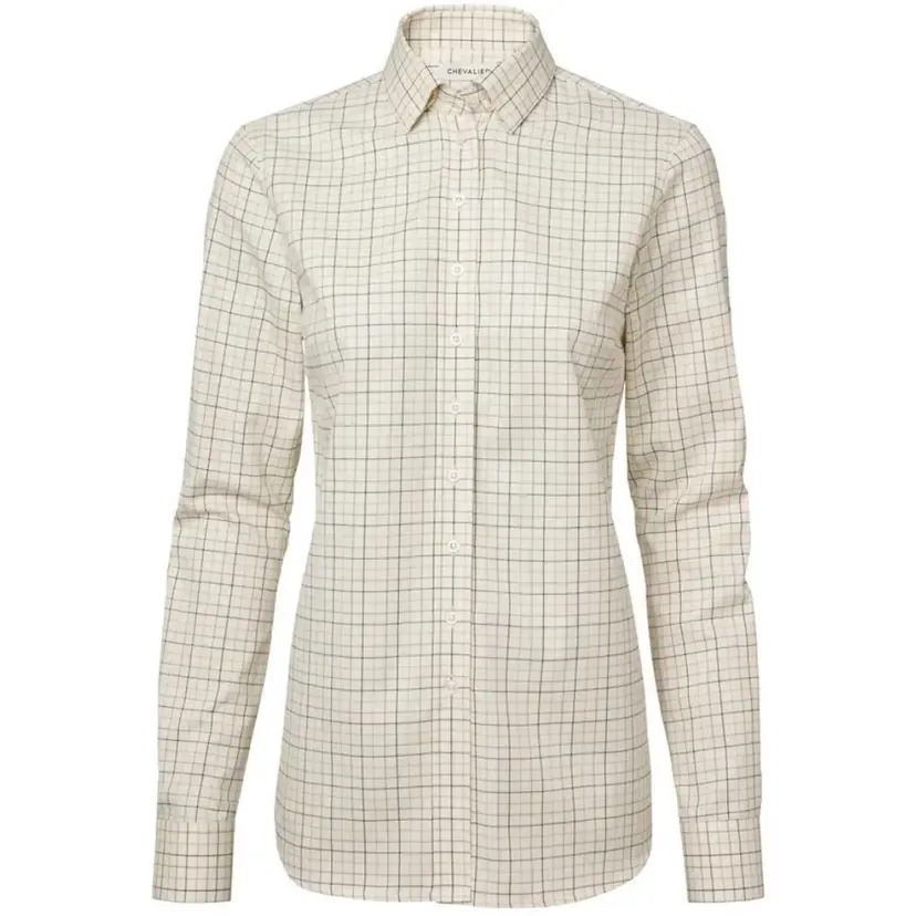 Chevalier Chevalier Chorley Shooting Fit Shirt Rifle Green Tattersall