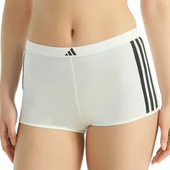 Adidas adidas Truser Sport Active Essentials 3 Stripes ShortPant Hvit bomull Medium Dame