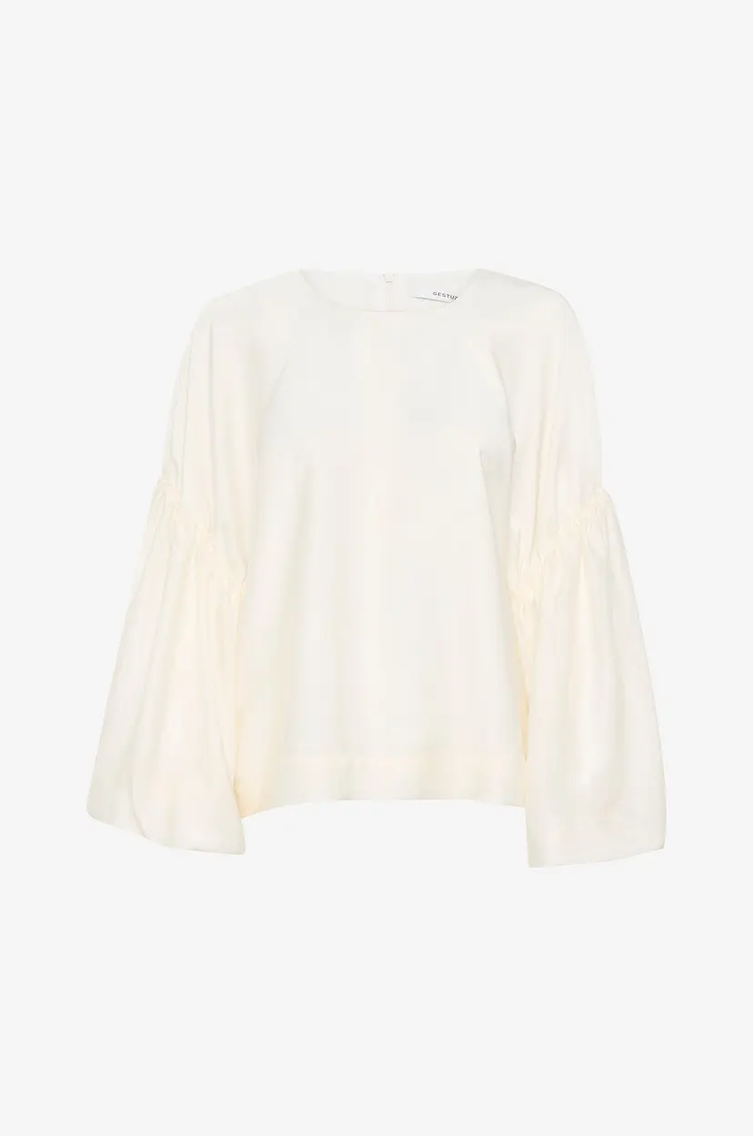 Gestuz Bluse gzMalloon Blouse - Hvit