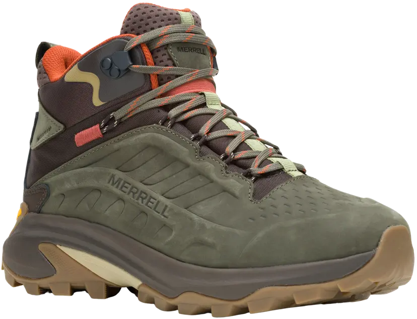 Merrell Merrell M's Moab Speed 2 Leather Mid WP Olive
