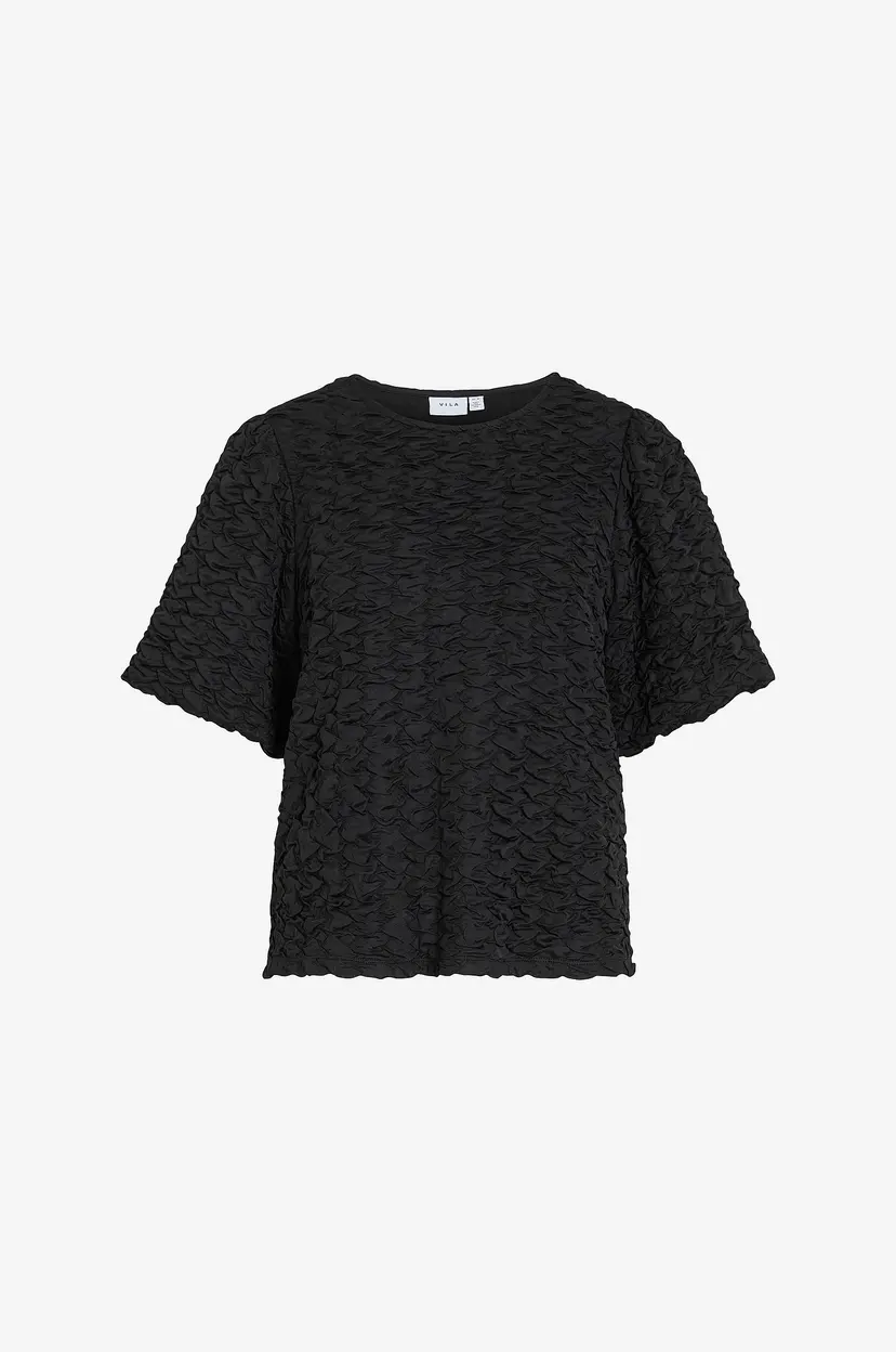 Vila Topp viBeana O-neck S/S - Svart