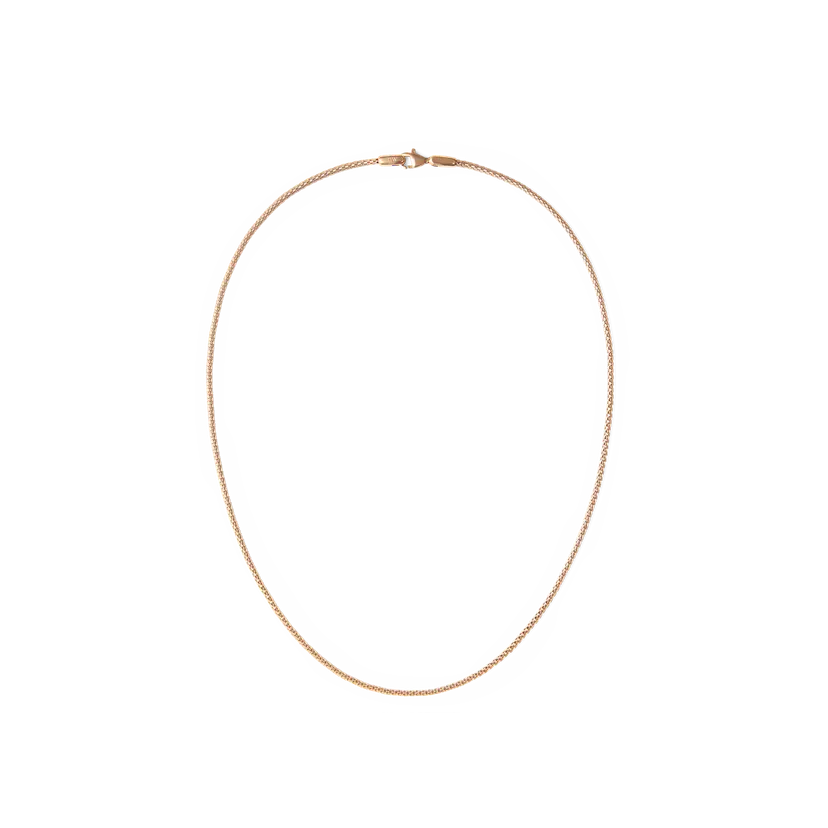 Daniel Wellington Rose Gold Necklace Tide Mesh 1.8 | DW