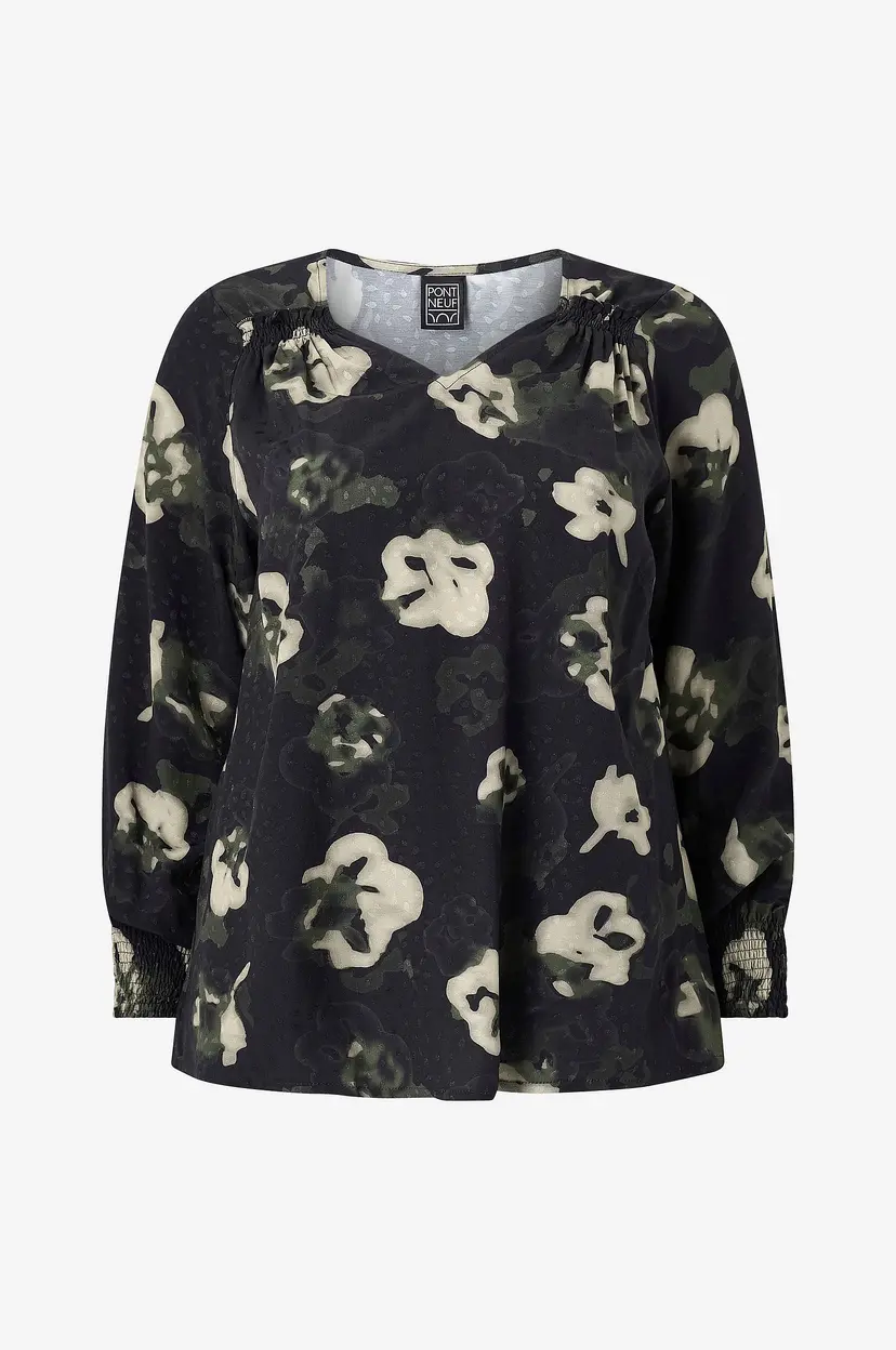 Pont Neuf Bluse pnDarma - Svart
