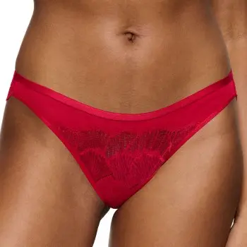 Triumph Truser Palina Moonlight Kiss Brazilian Brief Rød polyamid 38 Dame