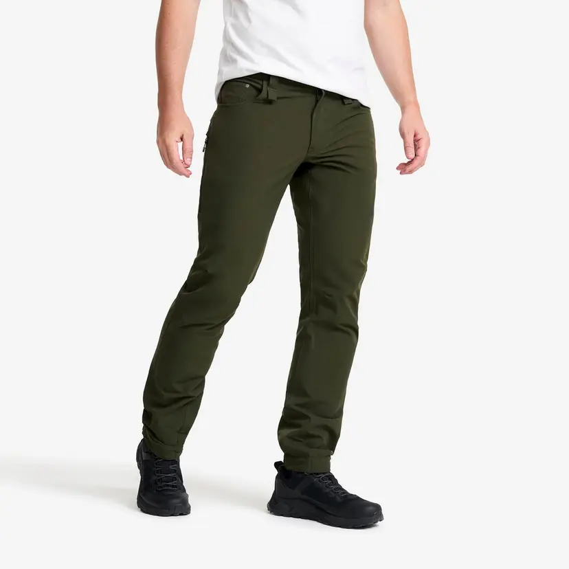 RevolutionRace Explorer Outdoor Jeans Herre Rosin Green