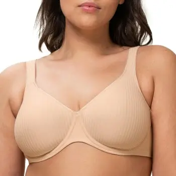 Triumph Triumph BH Modern Soft Cotton Underwire Bra Beige B 100 Dame
