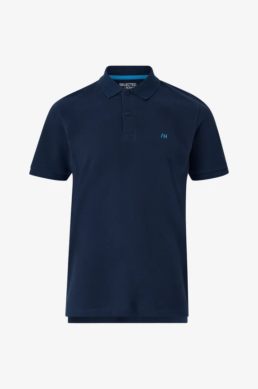 Selected Men Pologenser slhDante SS Polo W - Blå