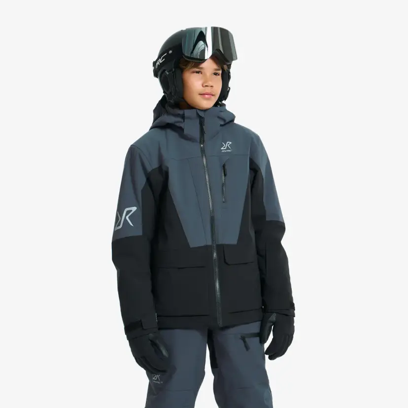 RevolutionRace AccXel Insulated 2L Ski Jacket Teens India Ink/Black