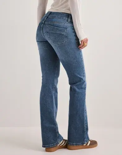 ONLY Only - Blå - Onlebba Low Bootcut Dnm Jeans RIM50
