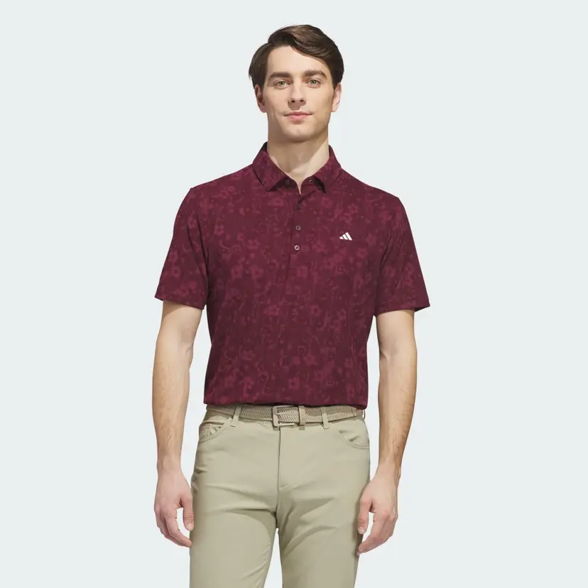Adidas ULTIMATE365+ CLIMACOOL BUTTERSPUN MIGHTY BLOSSOM PRINT POLO SHIRT