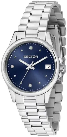 Sector Sector 230 Dameklokke R3253161543 Blå/Stål Ø32 mm