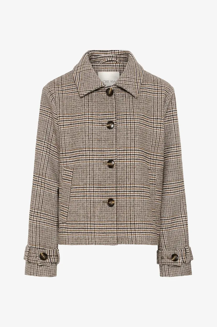 Cream Jakke Crgeorg Short Coat - Flerfarget