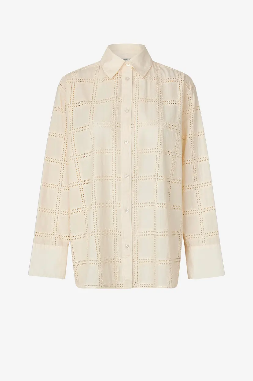 Second Female Skjorte Silje Shirt - Natur