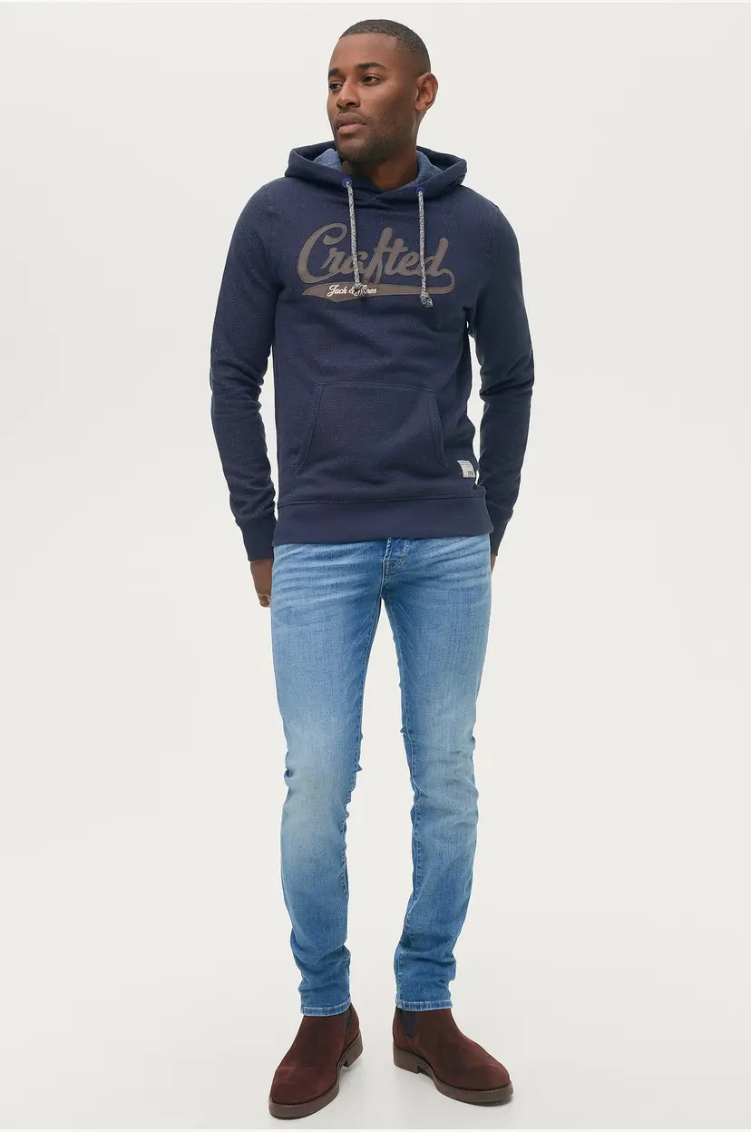 Jack & Jones Jeans jjiGlenn jjiCon jj 357 - Blå