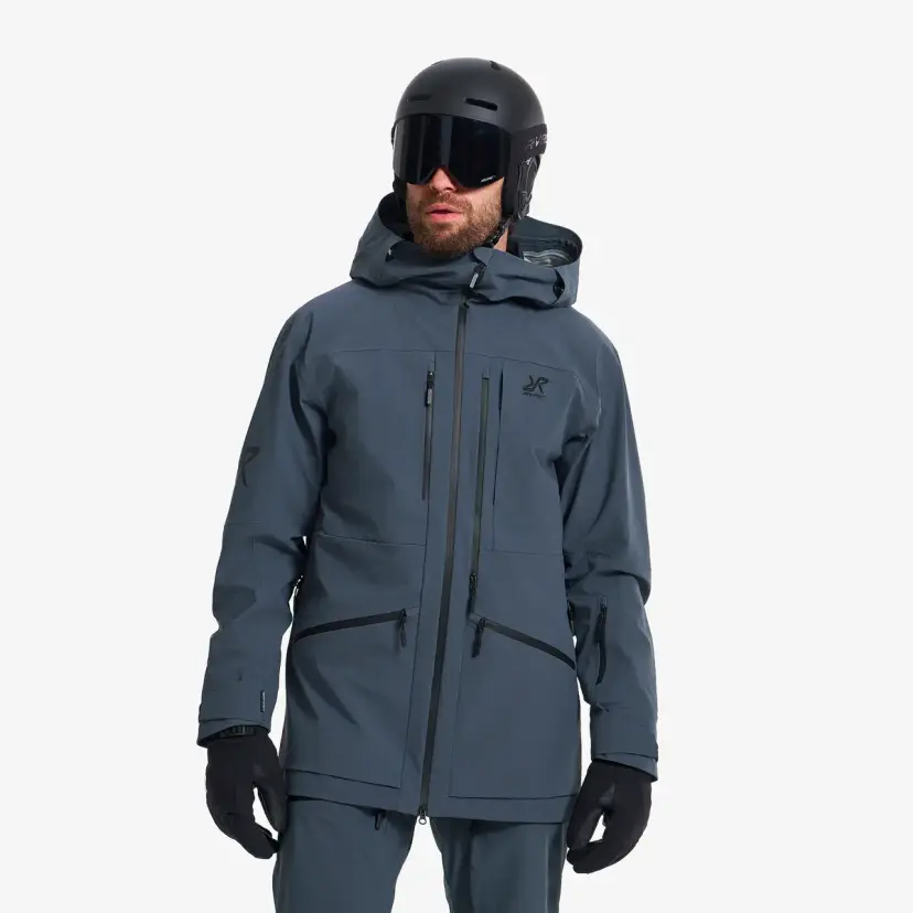 RevolutionRace Atlas Long 3L Ski Jacket Herre India Ink