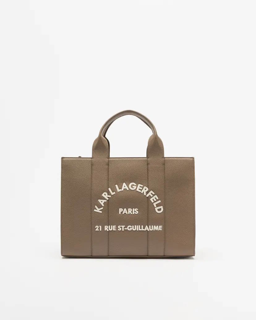 Karl Lagerfeld Karl Lagerfeld K/RSG MD Square Tote Peb Emb Beige Tote bag