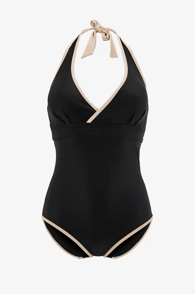 Swegmark Baddräkt Haiti Halterneck Swimsuit - Svart