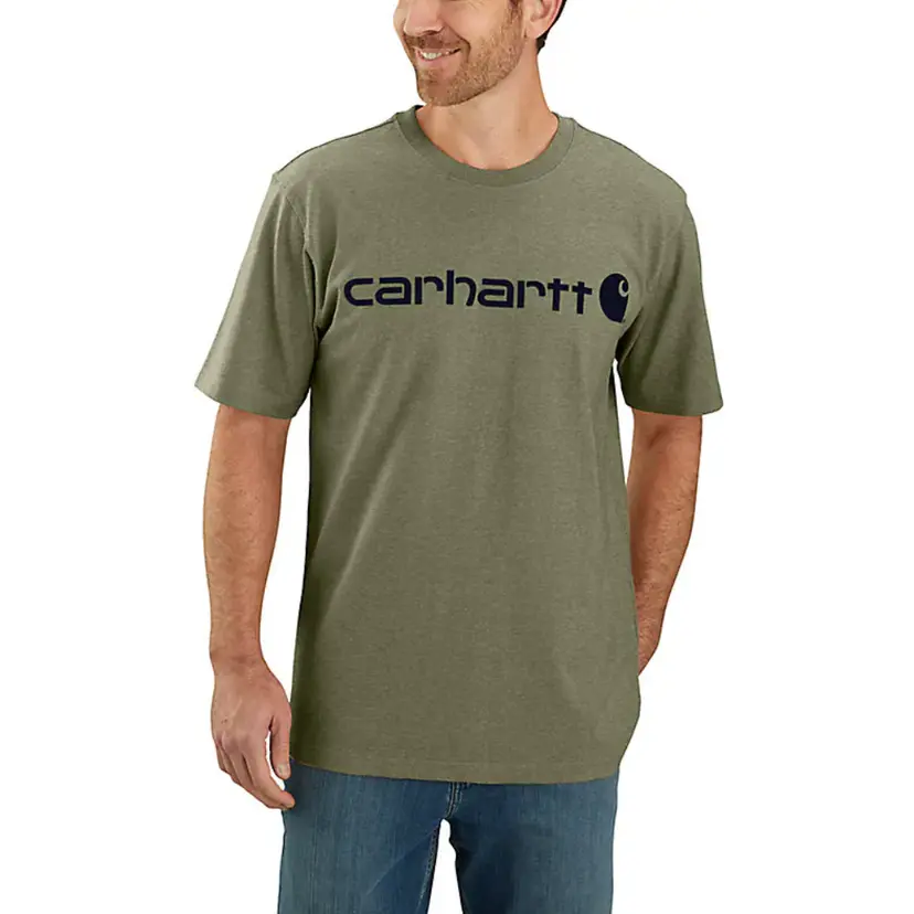 Carhartt Workwear Carhartt Workwear M's Dearborn Relaxed Logo T-Shirt Dusty Olive