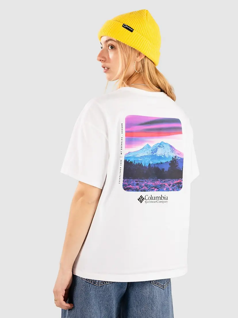 Columbia Columbia Csc Heavyweight Graphic T-skjorte hvit
