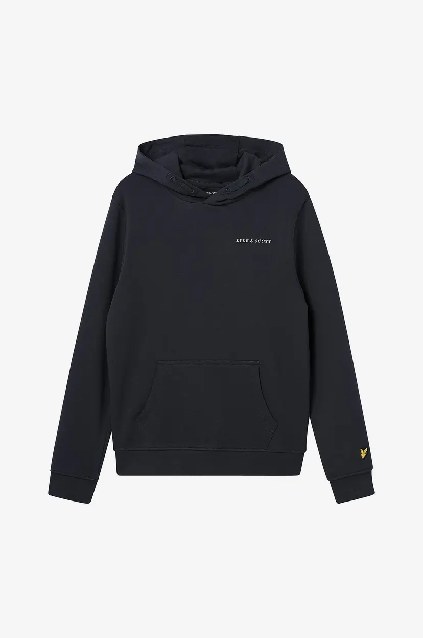 Lyle & Scott Hettegenser Script Embroidered Hoodie - Blå