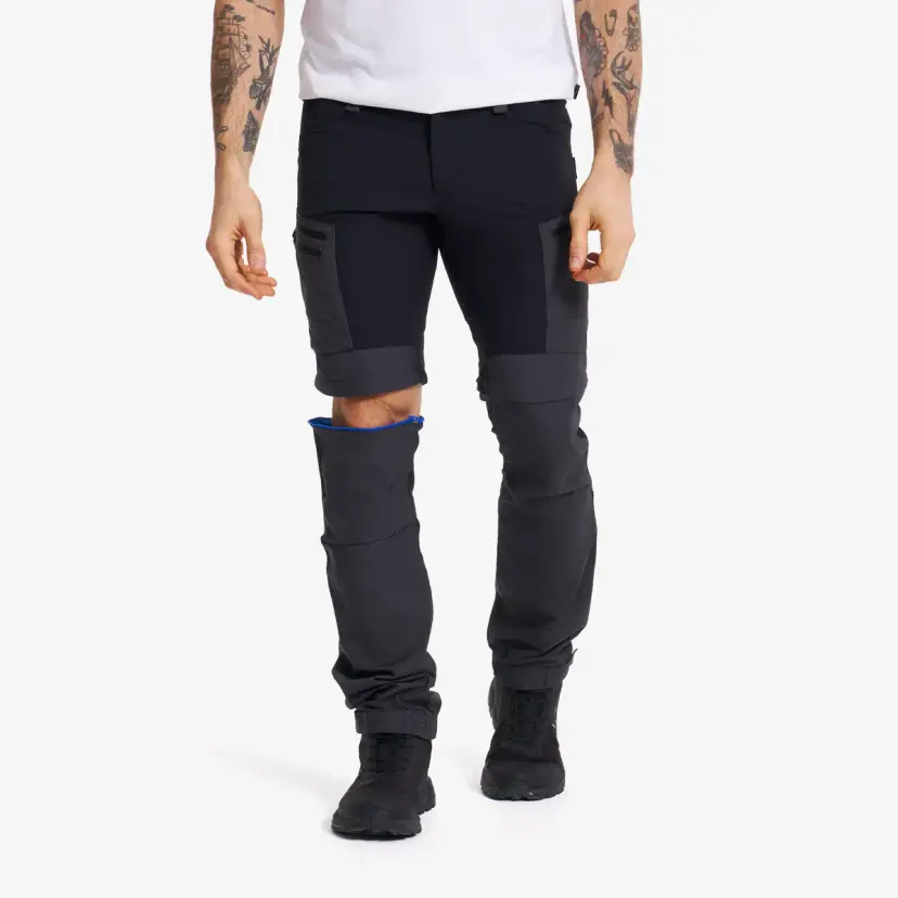 RevolutionRace RVRC GP Pro Zip-off Pants Herre Black