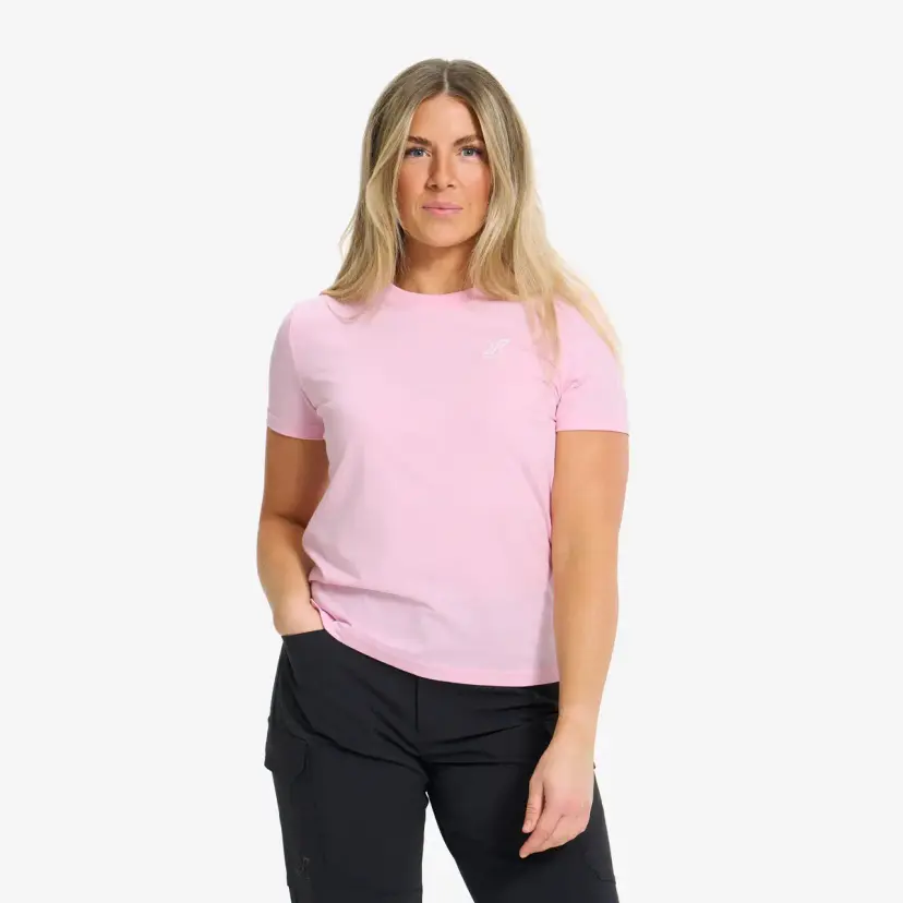 RevolutionRace Easy T-shirt Dame Pink Mist