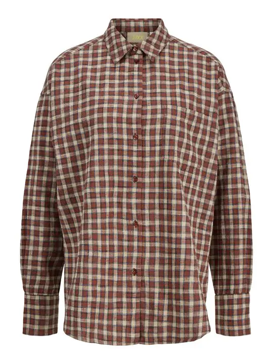 JJXX JJXX - Jamie Flannel Detail Shirt - Picante Checks