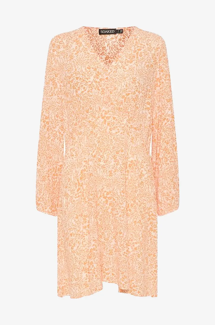 Soaked In Luxury Kjole slZaya Dress Short - Orange