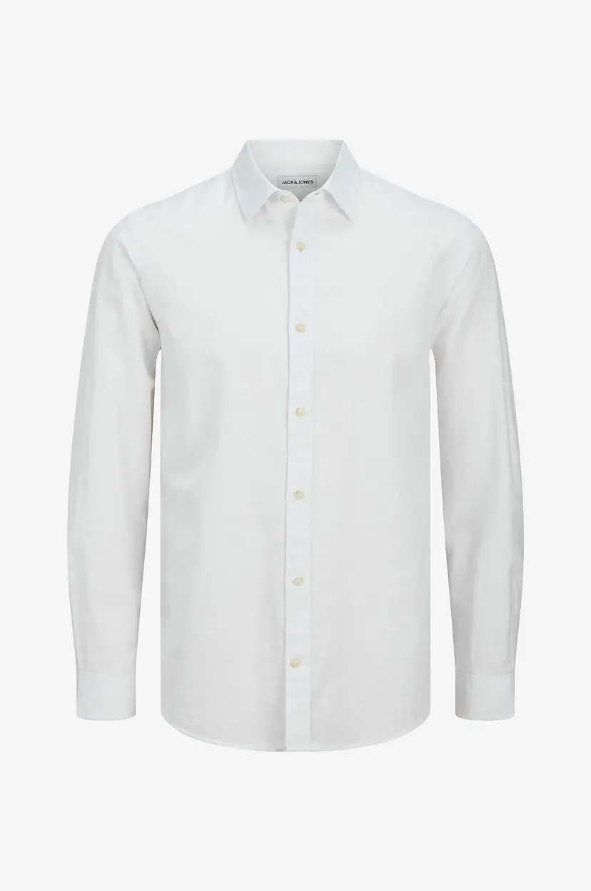 Jack & Jones Skjorte jjeSummer Shirt LS SN - Hvit