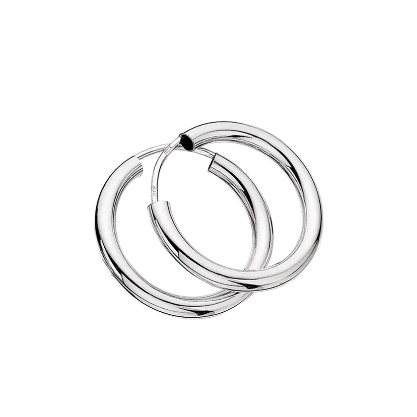 Scrouples Scrouples - Sølv creoler, 2,5x20mm - 190172