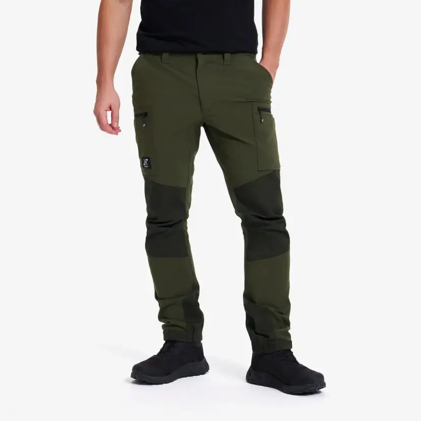 RevolutionRace Nordwand Stretch Pants Herre Forest Night/Rosin Green