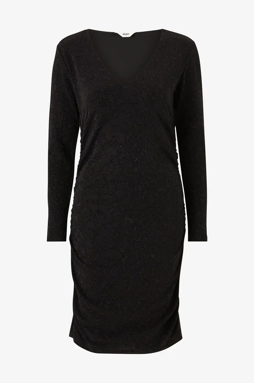 Object Collectors Item Kjole objAislin Alona L/S Dress - Svart
