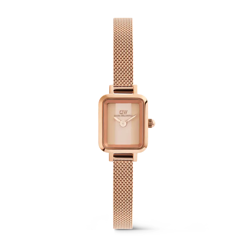 Daniel Wellington Rose Gold 15mm Watch Quadro Mini Melrose Conwy | DW
